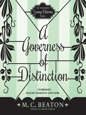 A Governess of Distinction - Audiobook